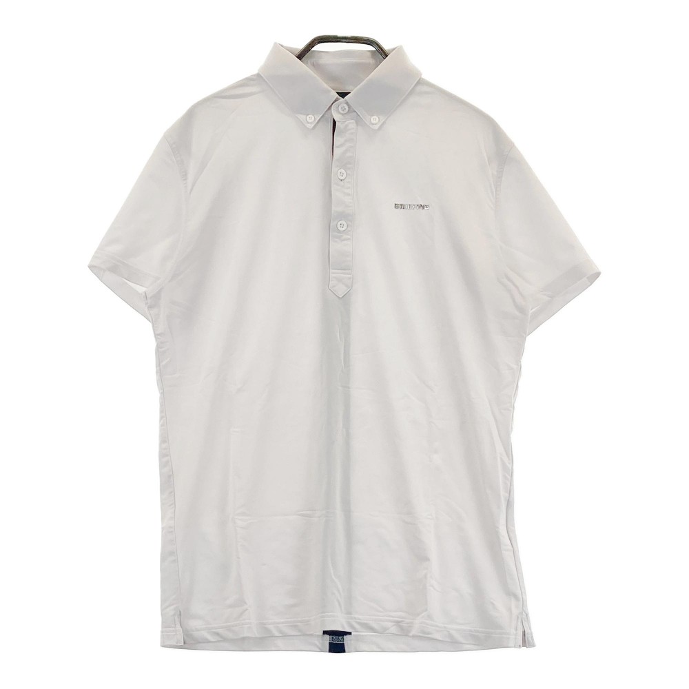 未使用)ブリーフィング ゴルフ メンズ 半袖ポロシャツ サイズM ホワイト 未使用)ブリーフィング ゴルフ メンズ 半袖ポロシャツ サイズM