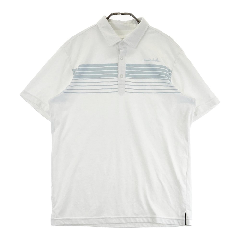 TRAVIS MATHEW トラビスマシュー 半袖ポロシャツ ホワイト系 【中古】ゴルフウェア メンズ
