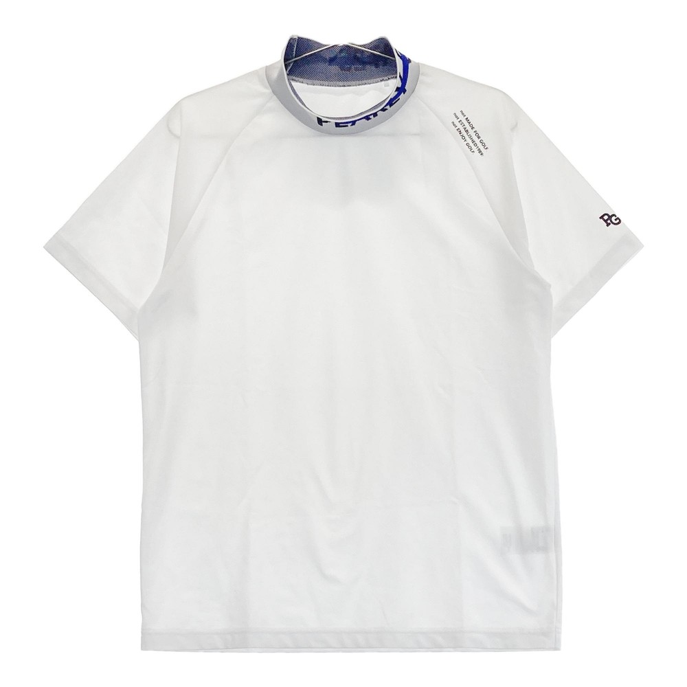 PEARLY GATES パーリーゲイツ 2024年モデル モックネック半袖Tシャツ ホワイト系 4 【中古】ゴルフウェア メンズ