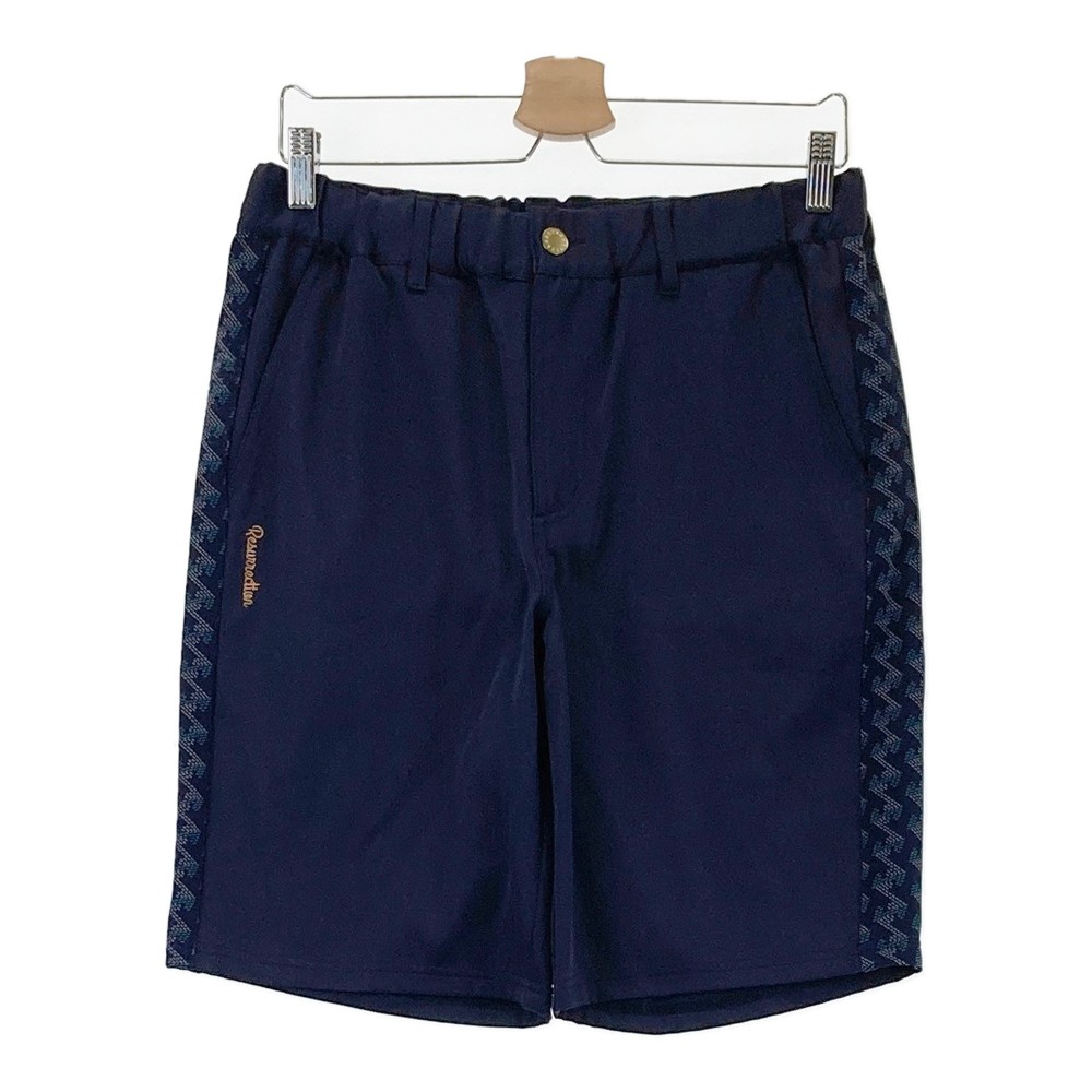 レザレクション　ハーフパンツ(XL) 楽天市場】RESURRECTION レザレクション ハーフパンツ ネイビー