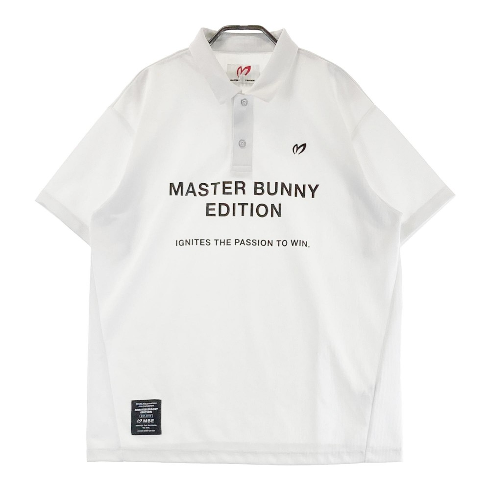 サイズ：5 MASTER BUNNY EDITION マスターバニーエディション 2023年モデル 半袖ポロシャツ  ホワイト系 [240101442100] ゴルフウェア メンズ ストスト 楽天市場】MASTER BUNNY EDITION マスターバニーエディション