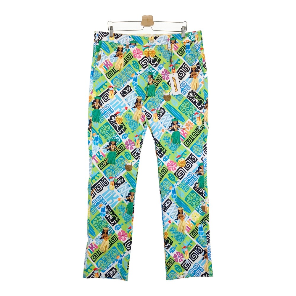 LOUD MOUTH ラウドマウス パンツ マイタイ グリーン系 XXL 【中古】ゴルフウェア メンズ｜中古ゴルフウェア通販STST 10,454円