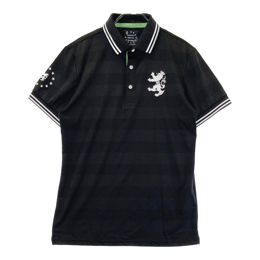 未使用　アドミラル　シャツ　М　ブラック 楽天市場】ADMIRAL アドミラル 半袖ポロシャツ ブラック系 XL