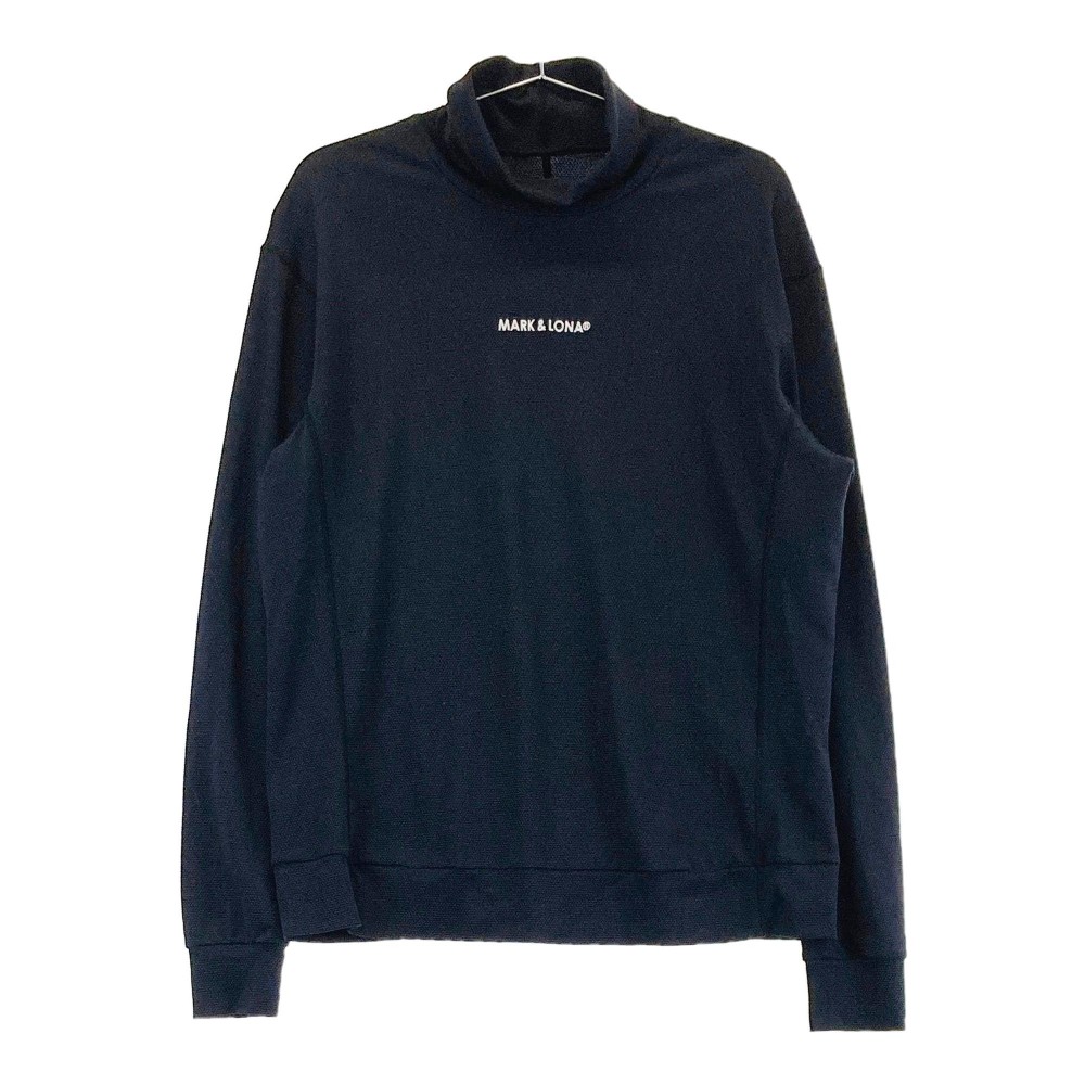 MARK&LONA マークアンドロナ 長袖タートルネックTシャツ ブラック系 48 【中古】ゴルフウェア メンズ