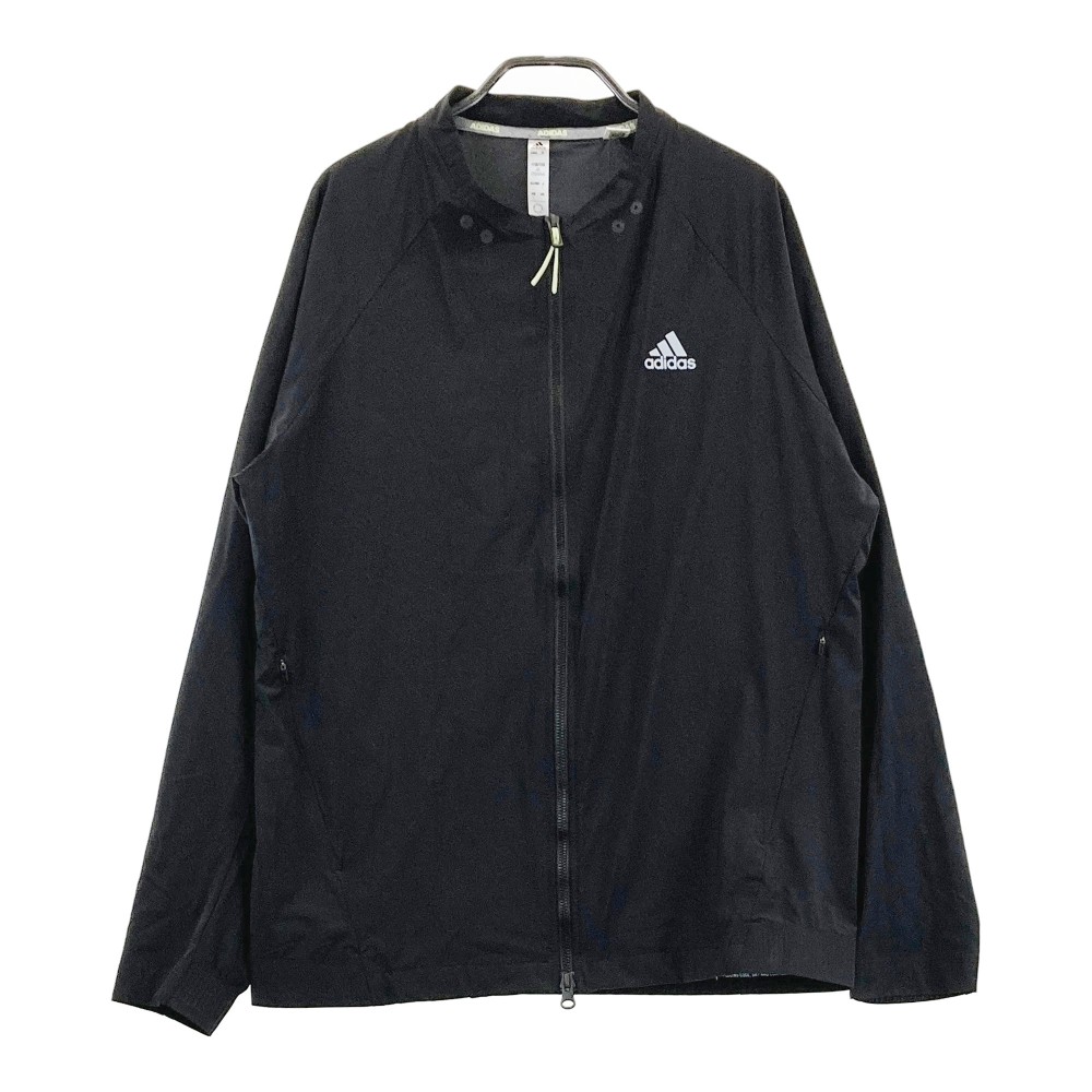 サイズ：M ADIDAS GOLF アディダスゴルフ HB6431 ADICROSS フード付 アノラック ジャケット  ブルー系 [240101439902] ゴルフウェア メンズ ストスト サイズ：M ADIDAS GOLF アディダスゴルフ HB6431 ADICROSS