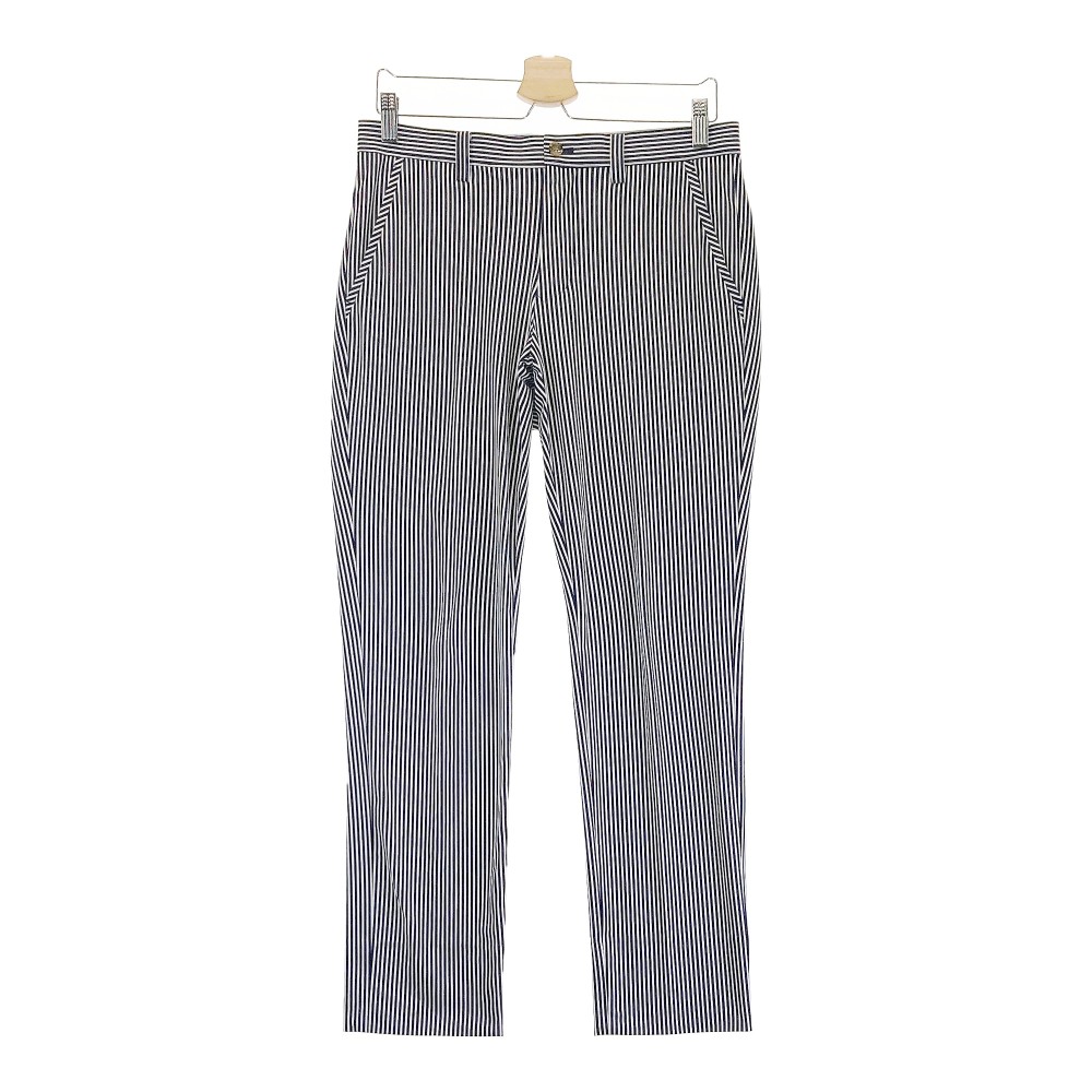 MUNSING WEAR マンシングウェア パンツ ストライプ ネイビー系 79 【中古】ゴルフウェア メンズ