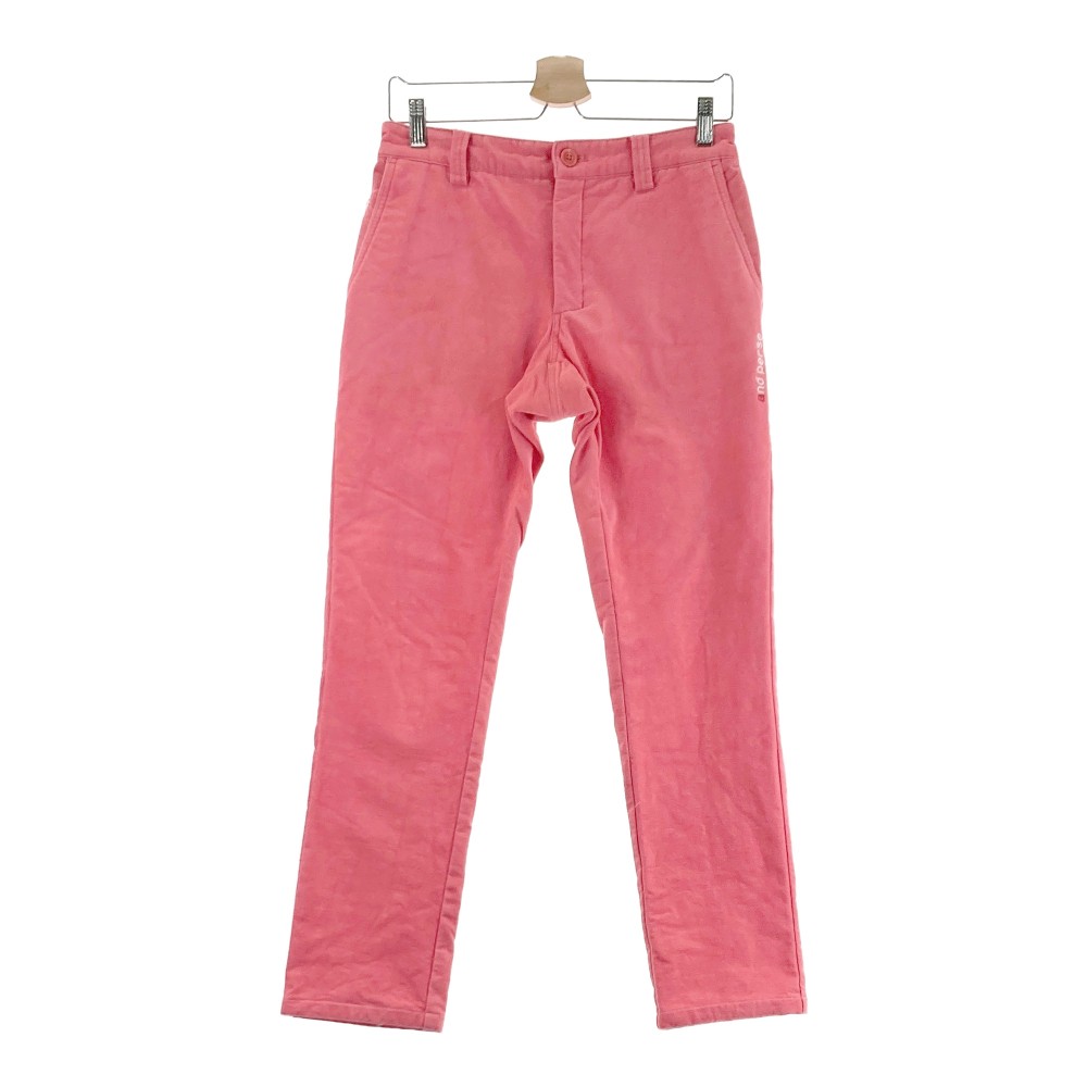AND PER SE アンパスィ 裏起毛 パンツ ピンク系 M 【中古】ゴルフウェア メンズ