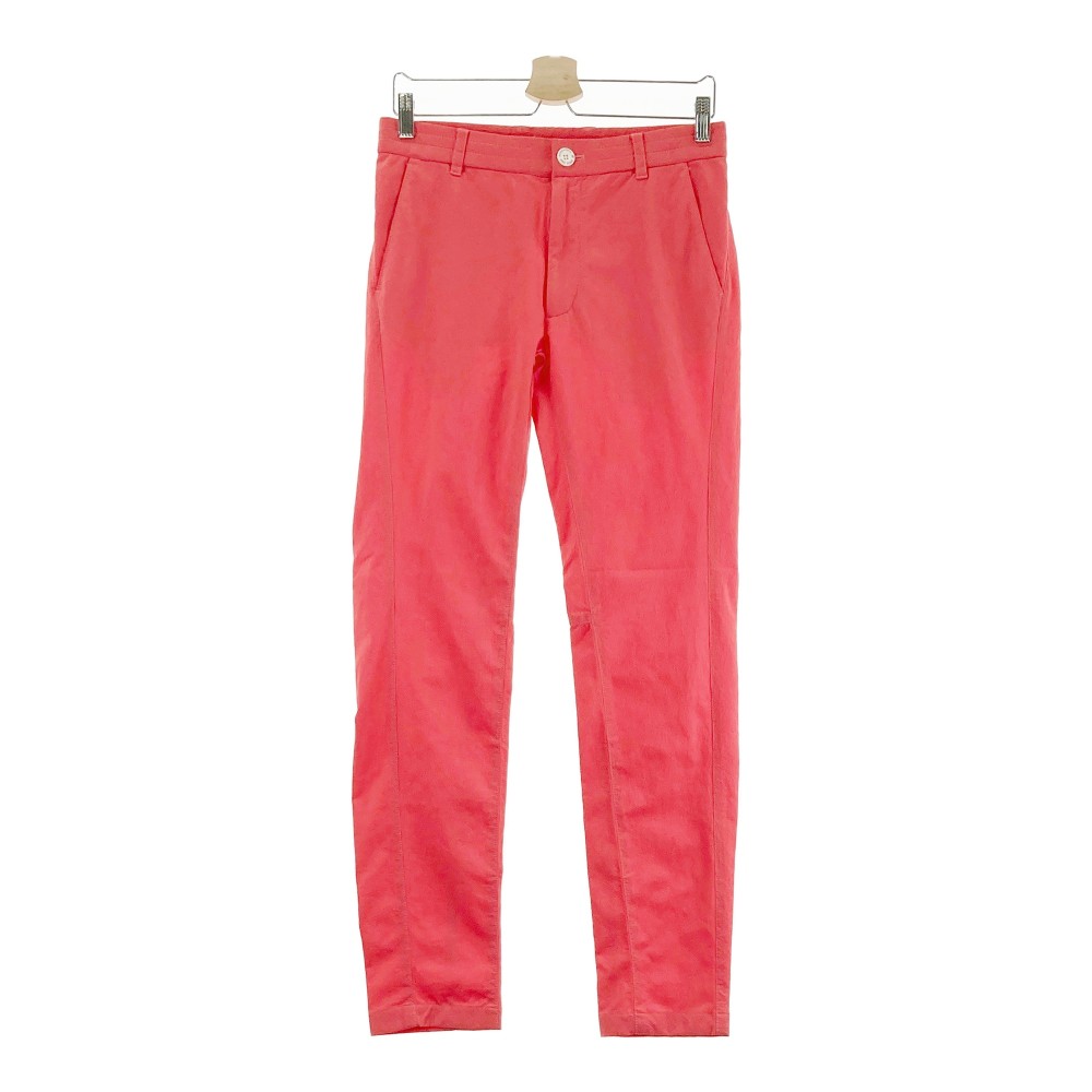 ZOY ゾーイ 071422406 ロングパンツ レッド系 79 【中古】ゴルフウェア メンズ