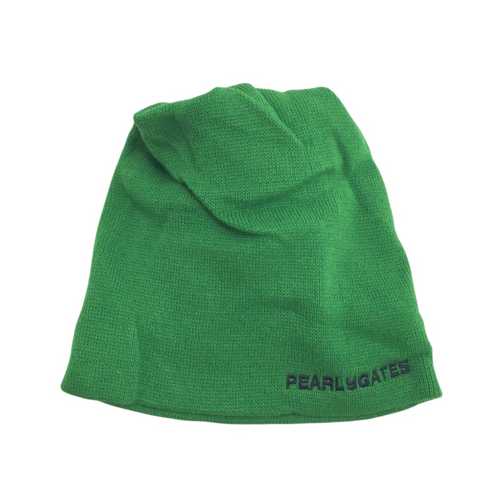 PEARLY GATES パーリーゲイツ ニット帽 グリーン系 FR 【中古】ゴルフウェア
