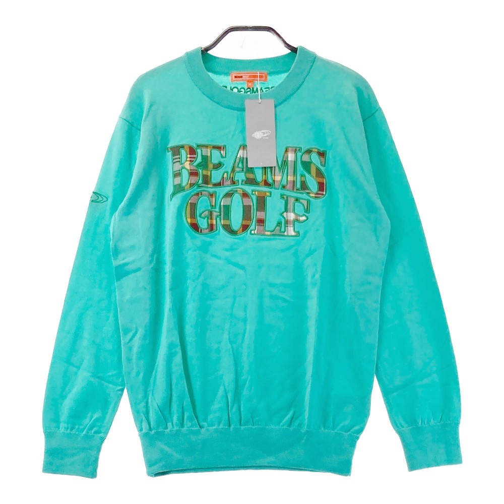 BEAMS GOLF ビームスゴルフ ニットセーター グリーン系 M 【中古】ゴルフウェア メンズ