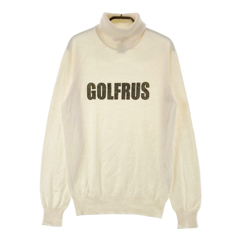RUSSELUNO ラッセルノ ウール混 タートルネック ニットセーター ホワイト系 4 【中古】ゴルフウェア メンズ|中古ゴルフウェア通販STST