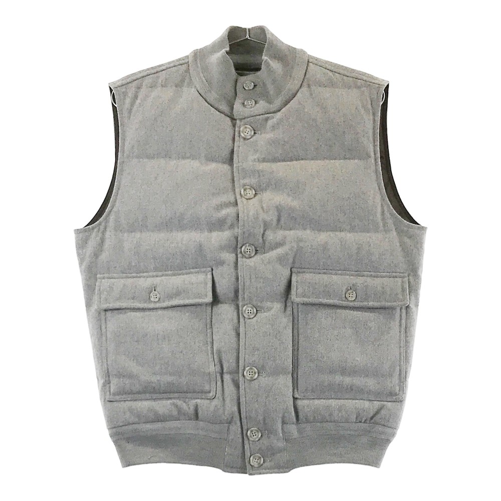 VALSTARINO バルスタリーノ ダウンベスト グレー系 44 【中古】メンズ