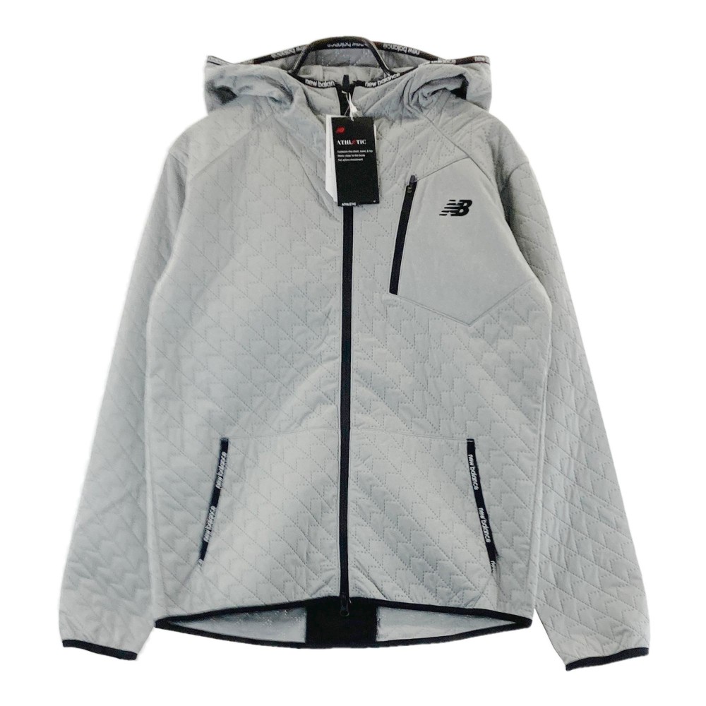 NEW BALANCE GOLF ニューバランス ; 2024年モデル 中綿ジップパーカー ギザギザ柄 グレー系 3 【中古】ゴルフウェア メンズ｜中古ゴルフウェア通販STST