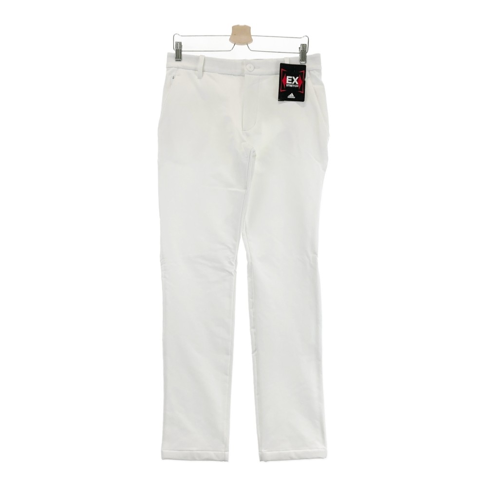 ADIDAS GOLF アディダスゴルフ 2024年モデル 裏起毛ストレッチパンツ ホワイト系 82 【中古】ゴルフウェア メンズ