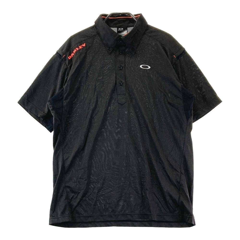 極美品！OBSIDIAN オブシディアン　半袖　ゴルフウェア　ブラック　XL 極美品！OBSIDIAN オブシディアン 半袖 ゴルフウェア ブラック