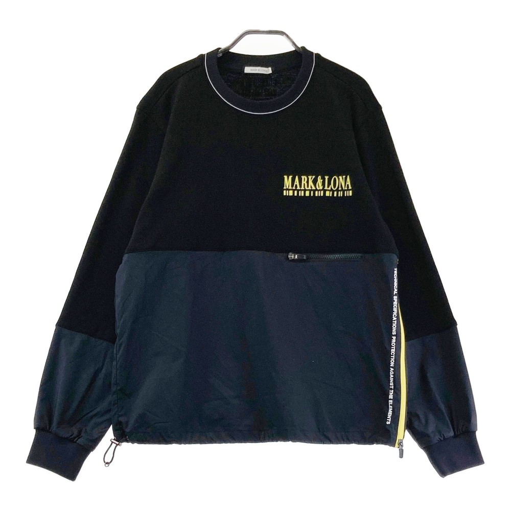 MARK&LONA マークアンドロナ 長袖ブルゾン ブラック系 48 【中古】ゴルフウェア メンズ|中古ゴルフウェア通販STST