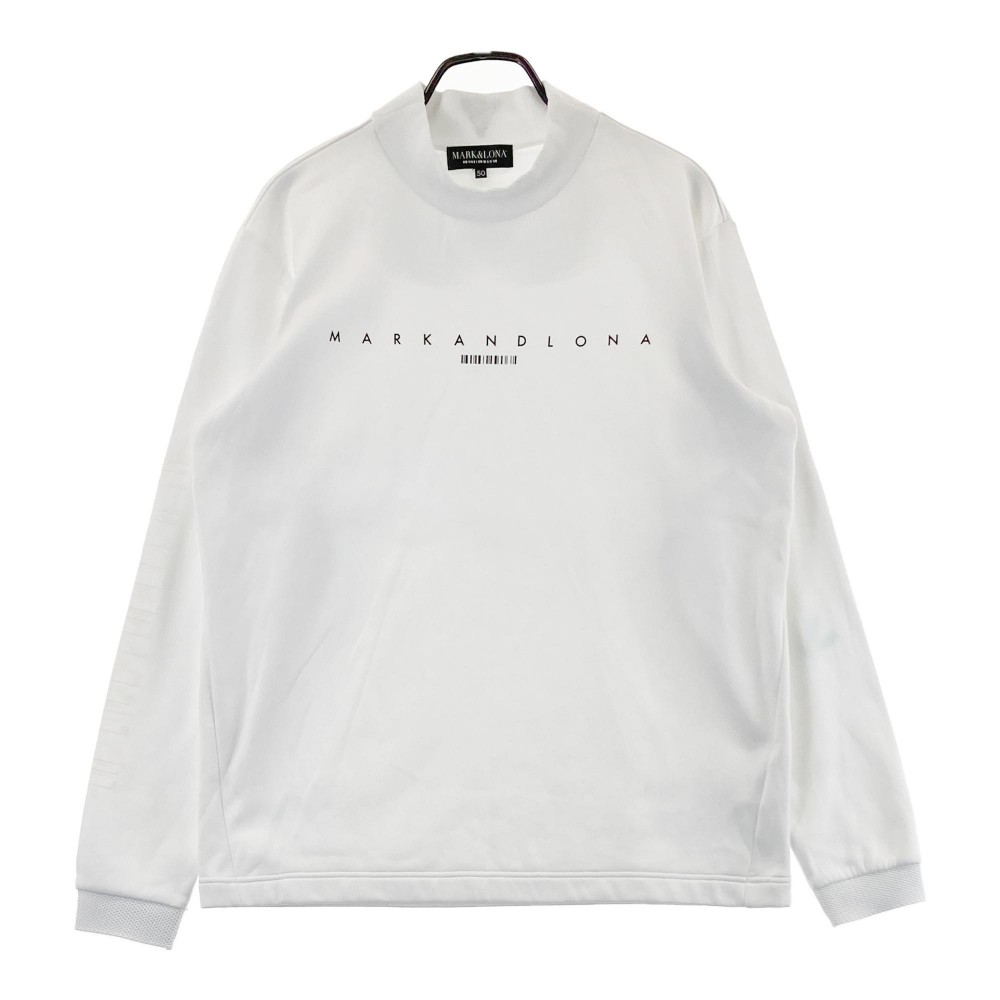 サイズ：46 MARK&LONA マークアンドロナ  モックネック長袖Tシャツ  ホワイト系 [240101360865] ゴルフウェア メンズ ストスト 楽天市場】MARK&LONA マークアンドロナ 2023年モデル モック