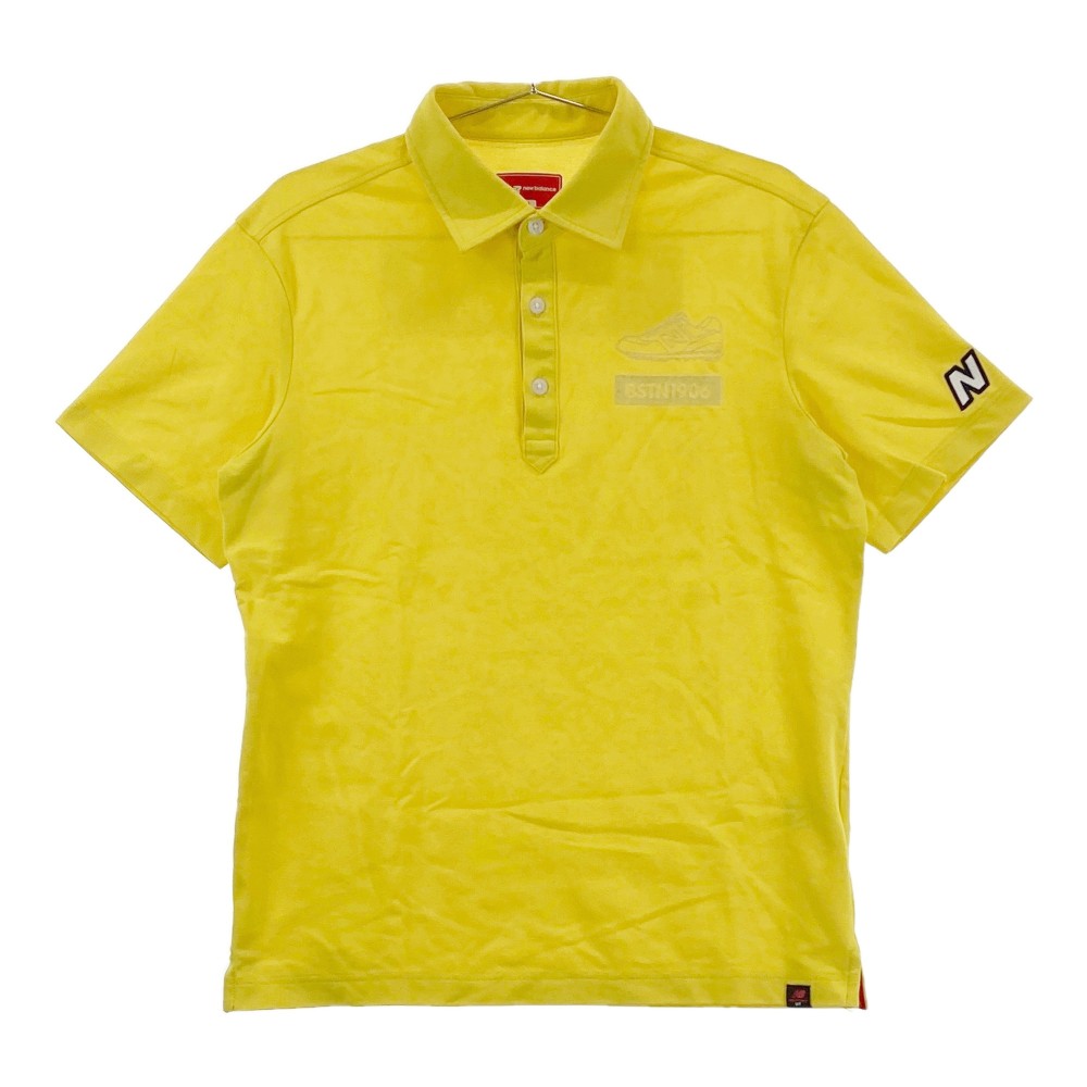 NEW BALANCE GOLF ニューバランス 半袖ポロシャツ イエロー系 4 【中古】ゴルフウェア メンズ