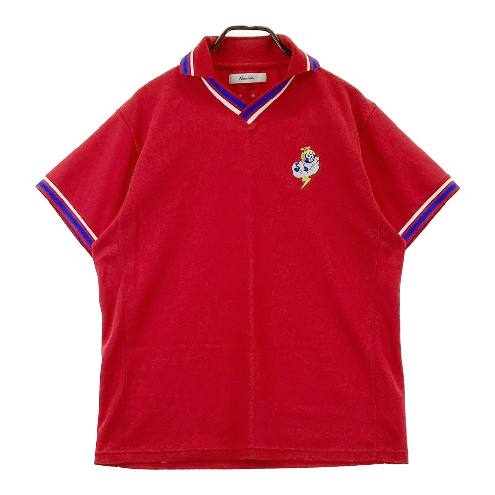 RUSSELUNO ラッセルノ 襟付き 半袖Tシャツ 天使ルチャ レッド系 6 【中古】ゴルフウェア メンズ｜中古ゴルフウェア通販STST