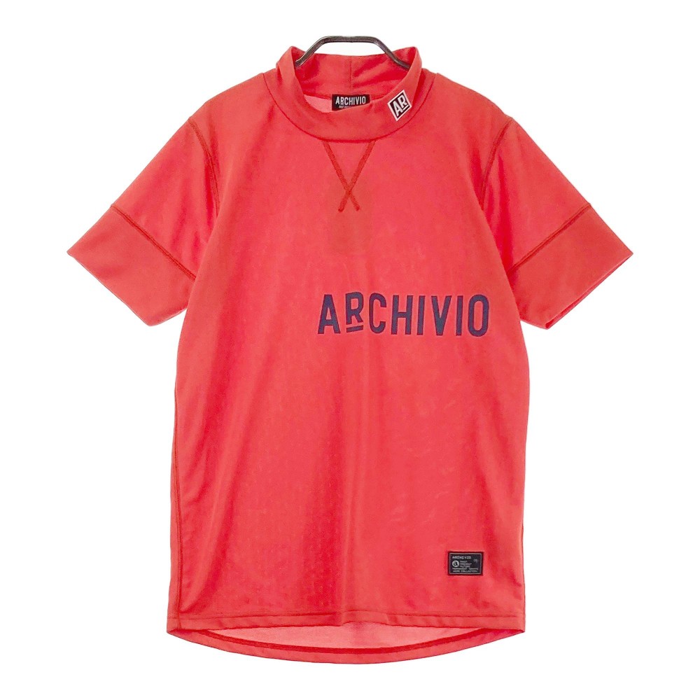 ARCHIVIO アルチビオ ハイネック 半袖Tシャツ オレンジ系 46 【中古】ゴルフウェア メンズ