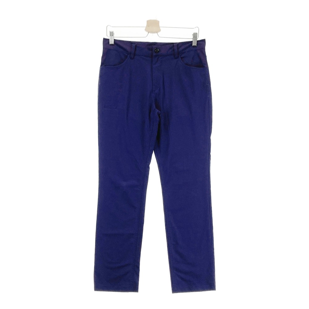 【中古美品】ビームスゴルフ　メンズXL サイドジップ　ストレッチパンツ　ネイビー 中古美品】ビームスゴルフ メンズXL サイドジップ ストレッチパンツ