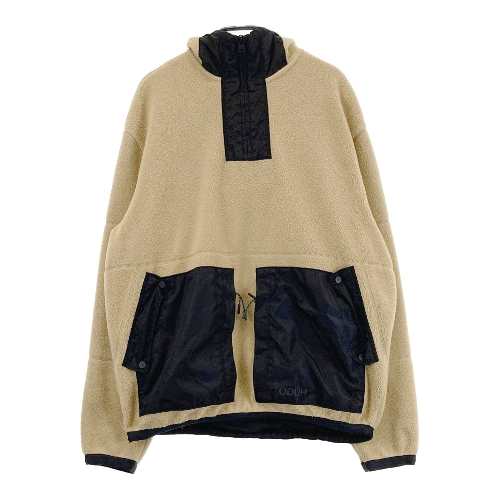 HUGO BOSS ヒューゴボス フリース デイマンズ パーカー ベージュ系 XS 【中古】メンズ|中古ゴルフウェア通販STST