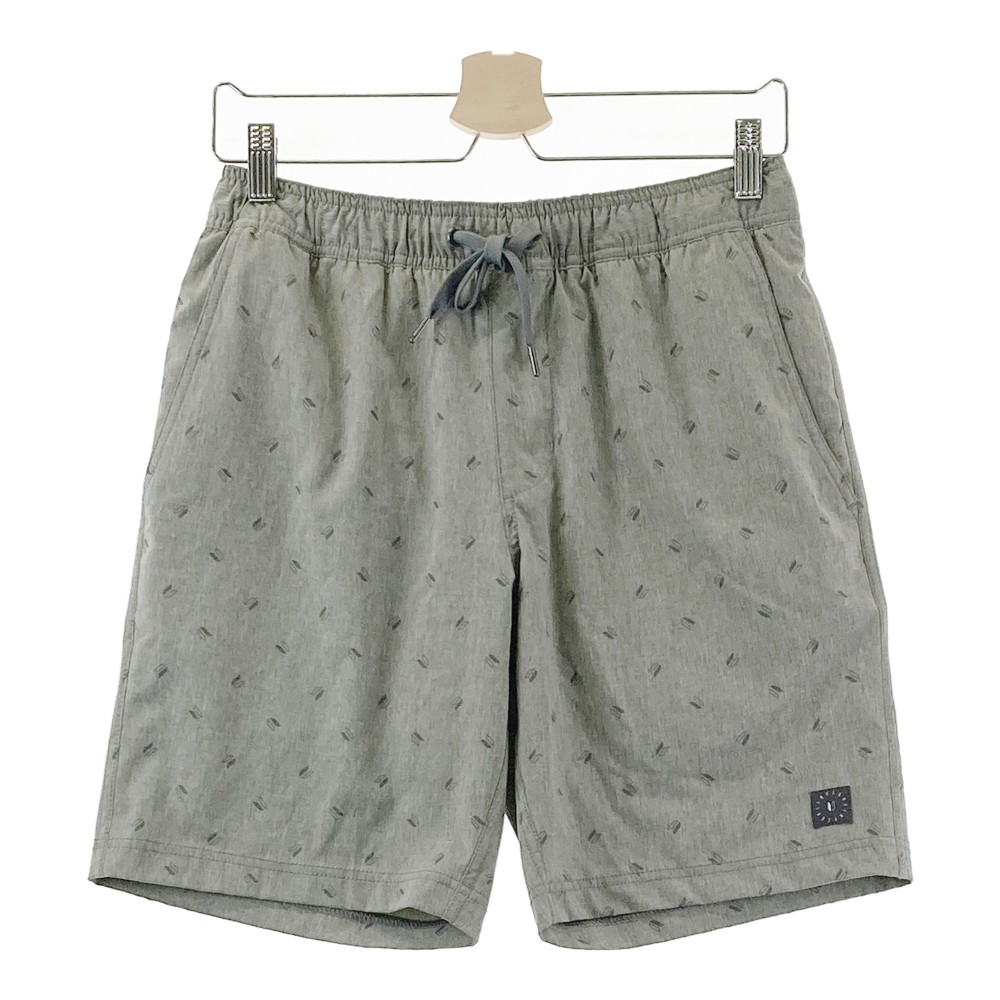 LINKSOUL リンクソウル ストレッチハーフパンツ 総柄 グレー系 S 【中古】ゴルフウェア メンズ画像