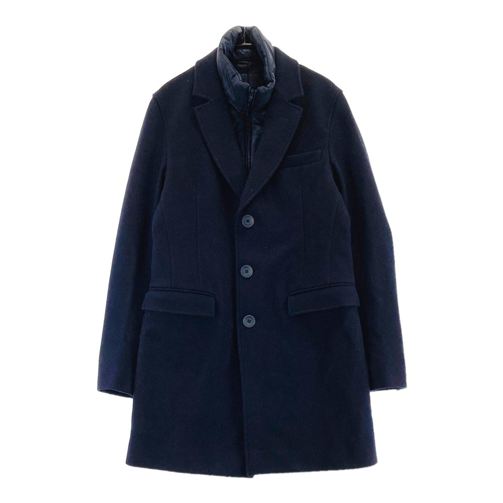 HERNO ヘルノ CA0045U チェスターコート ネイビー系 44 【中古】メンズ