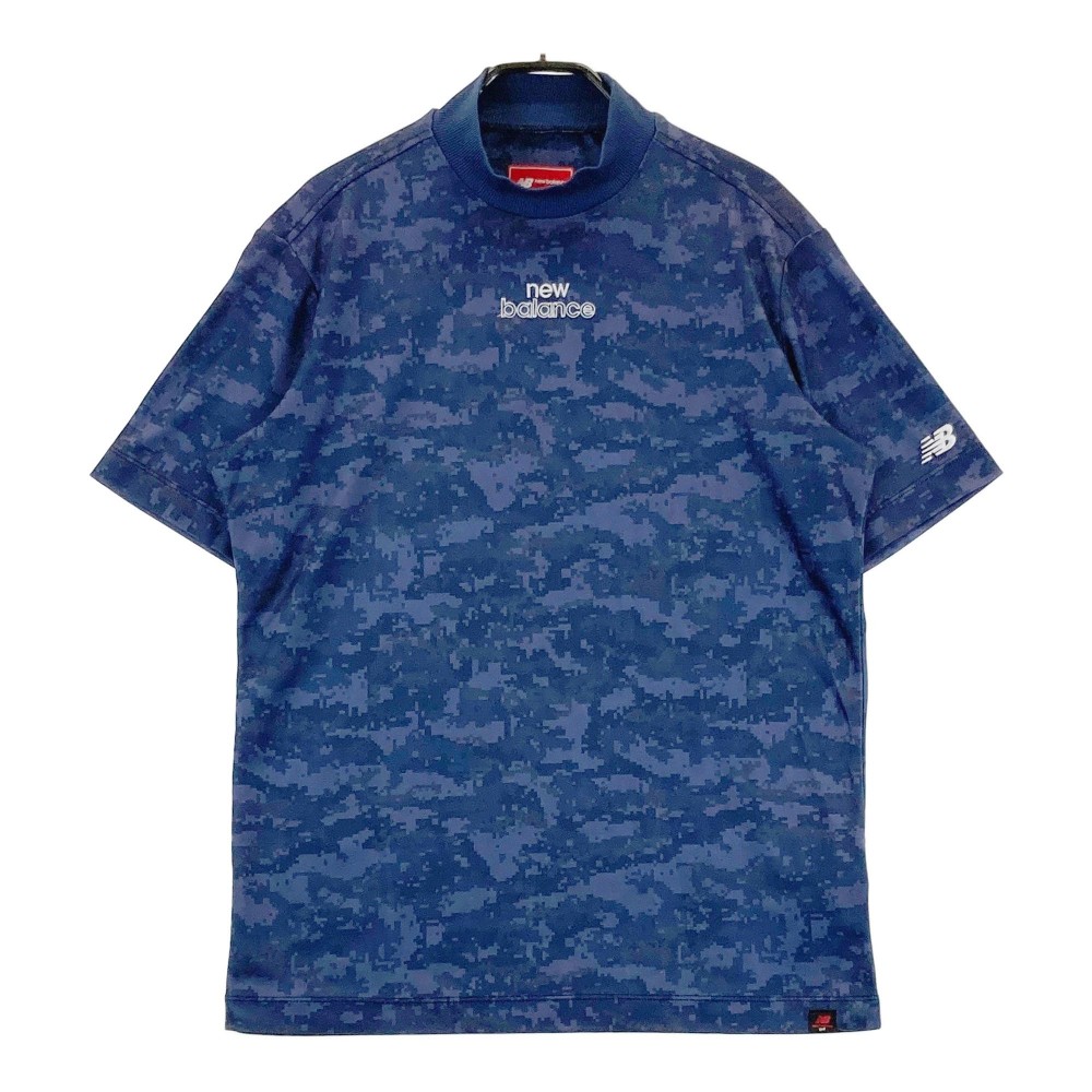 サイズ：6 PEARLY GATES パーリーゲイツ  ハイネック 長袖Tシャツ ボーダー柄 ネイビー系 [240101443081] ゴルフウェア メンズ ストスト PEARLY GATES パーリーゲイツ 長袖ハイネックTシャツ ボーダー