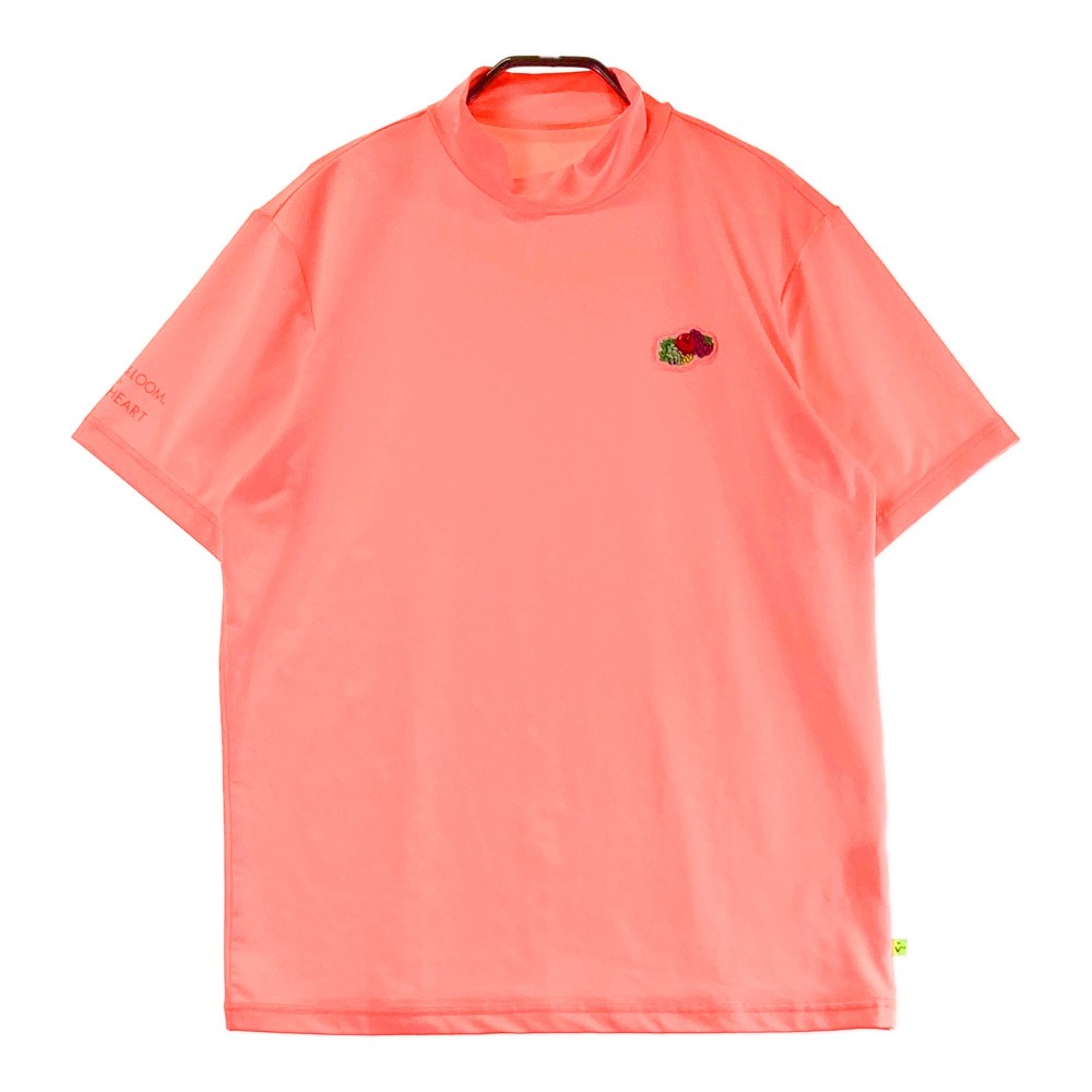 VIVA HEART ビバハート ×Fruit of the Loom ハイネック 半袖Tシャツ オレンジ系 50 【中古】ゴルフウェア メンズ