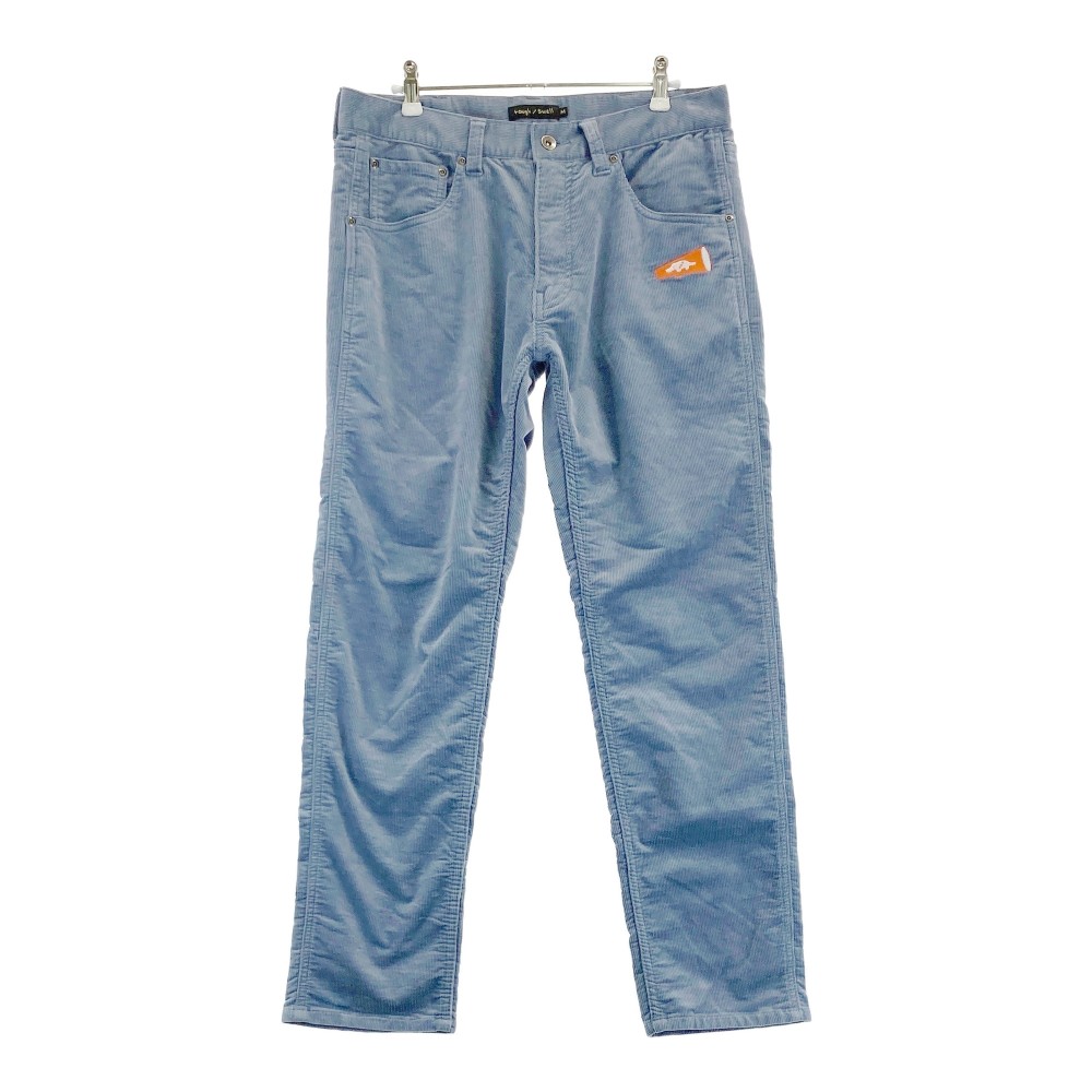 ROUGH&SWELL ラフアンドスウェル 2024年モデル コーデュロイ ストレッチパンツ ブルー系 M 【中古】ゴルフウェア メンズ