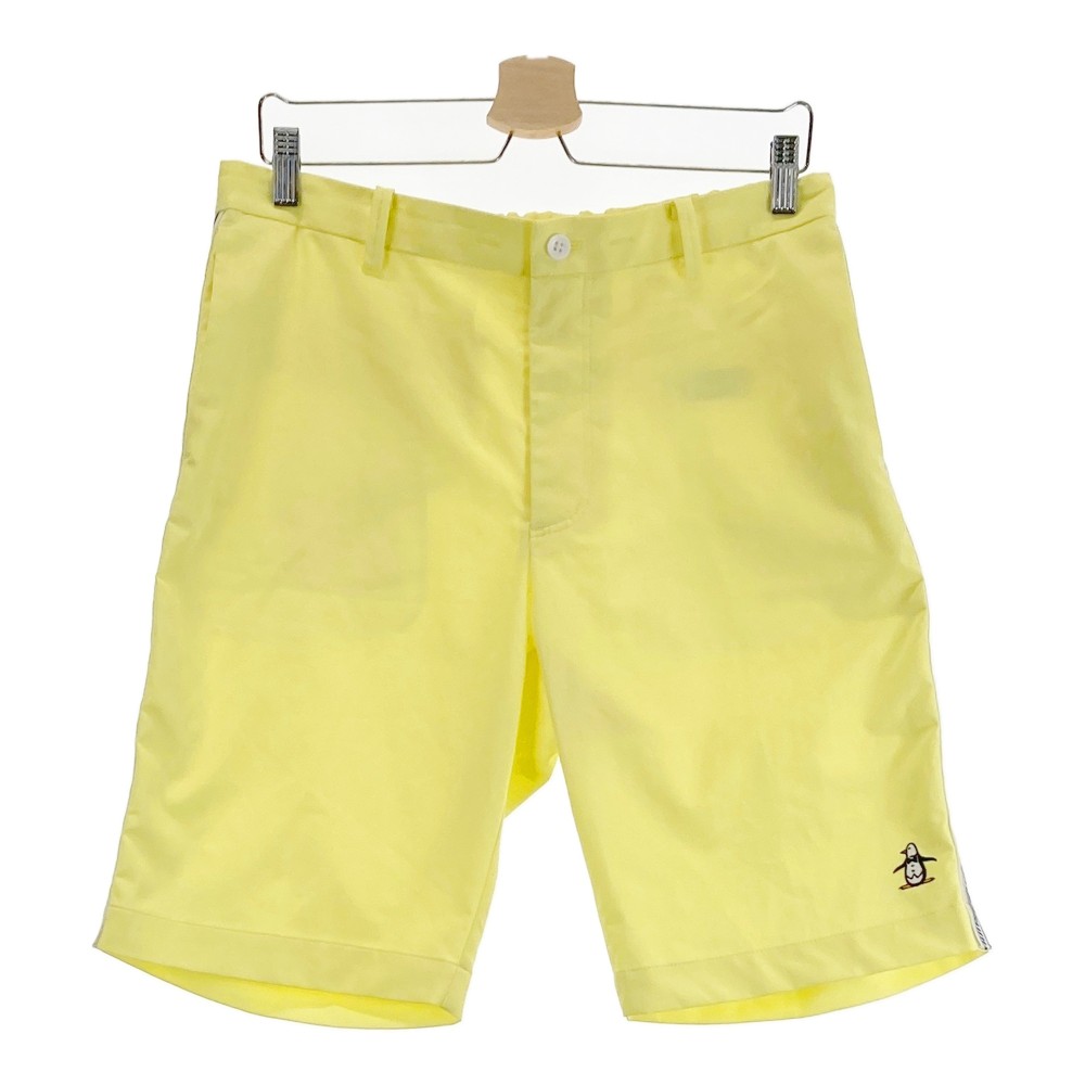MUNSING WEAR マンシングウェア 2024年モデル ハーフパンツ イエロー系 84-88 【中古】ゴルフウェア メンズ