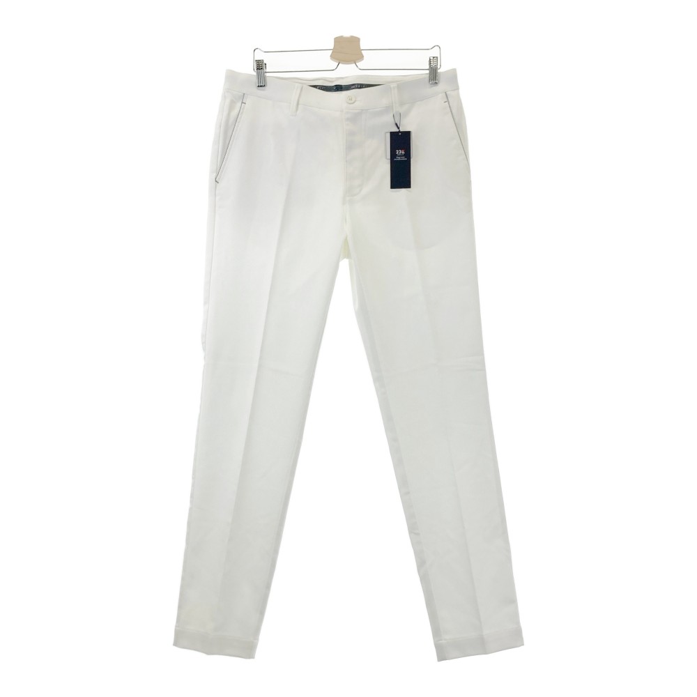 23区GOLF ニジュウサンクゴルフ ストレッチパンツ ホワイト系 90 【中古】ゴルフウェア メンズ
