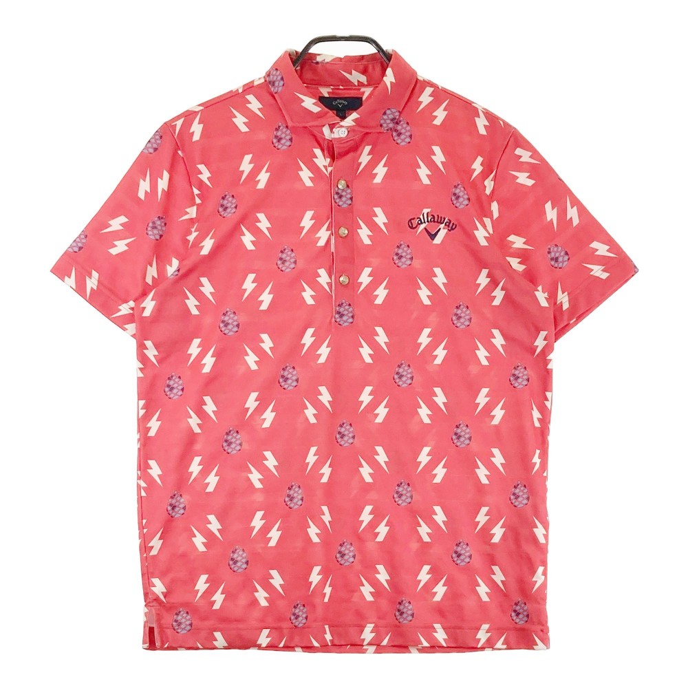 楽天市場】CALLAWAY キャロウェイ 半袖ポロシャツ レッド系 L 【中古