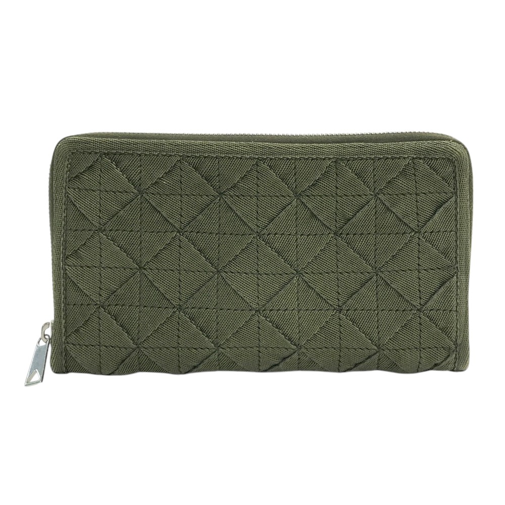 BOTTEGA VENETA ボッテガ ヴェネタ  がま口 ラウンドチャック  カーキ系  【中古】メンズ メンズ財布-財布・ケース-バッグ・小物・ブランド雑貨