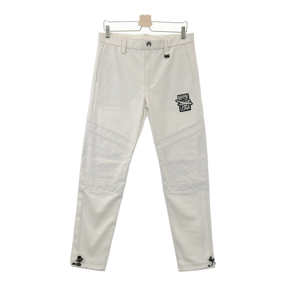 MARK&LONA マークアンドロナ ロングパンツ ホワイト系 48 【中古】ゴルフウェア メンズ