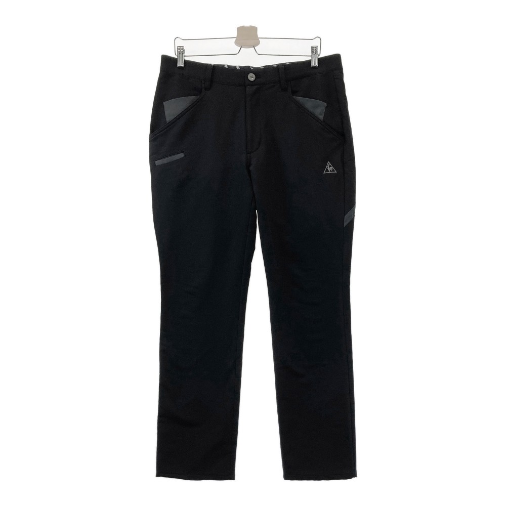 LE COQ GOLF ルコックゴルフ ストレッチパンツ 裏起毛 ブラック系 88 【中古】ゴルフウェア メンズ