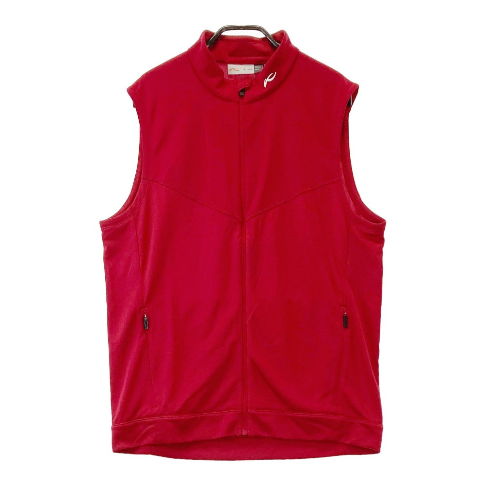 KJUS チュース ジップベスト レッド系 S 【中古】ゴルフウェア メンズ 8,026円
