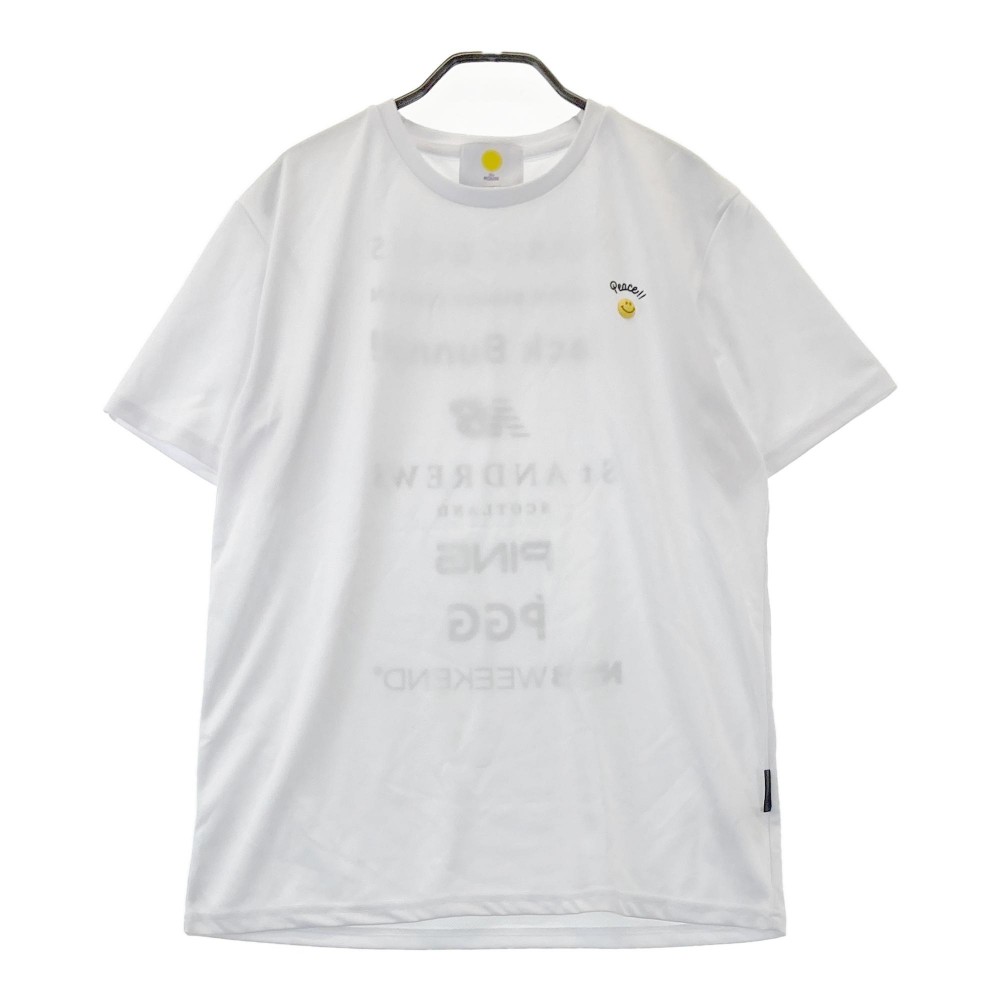 PEARLY GATES パーリーゲイツ 2023年モデル the HOUSE 半袖Tシャツ 限定 ホワイト系 5 【中古】ゴルフウェア メンズ