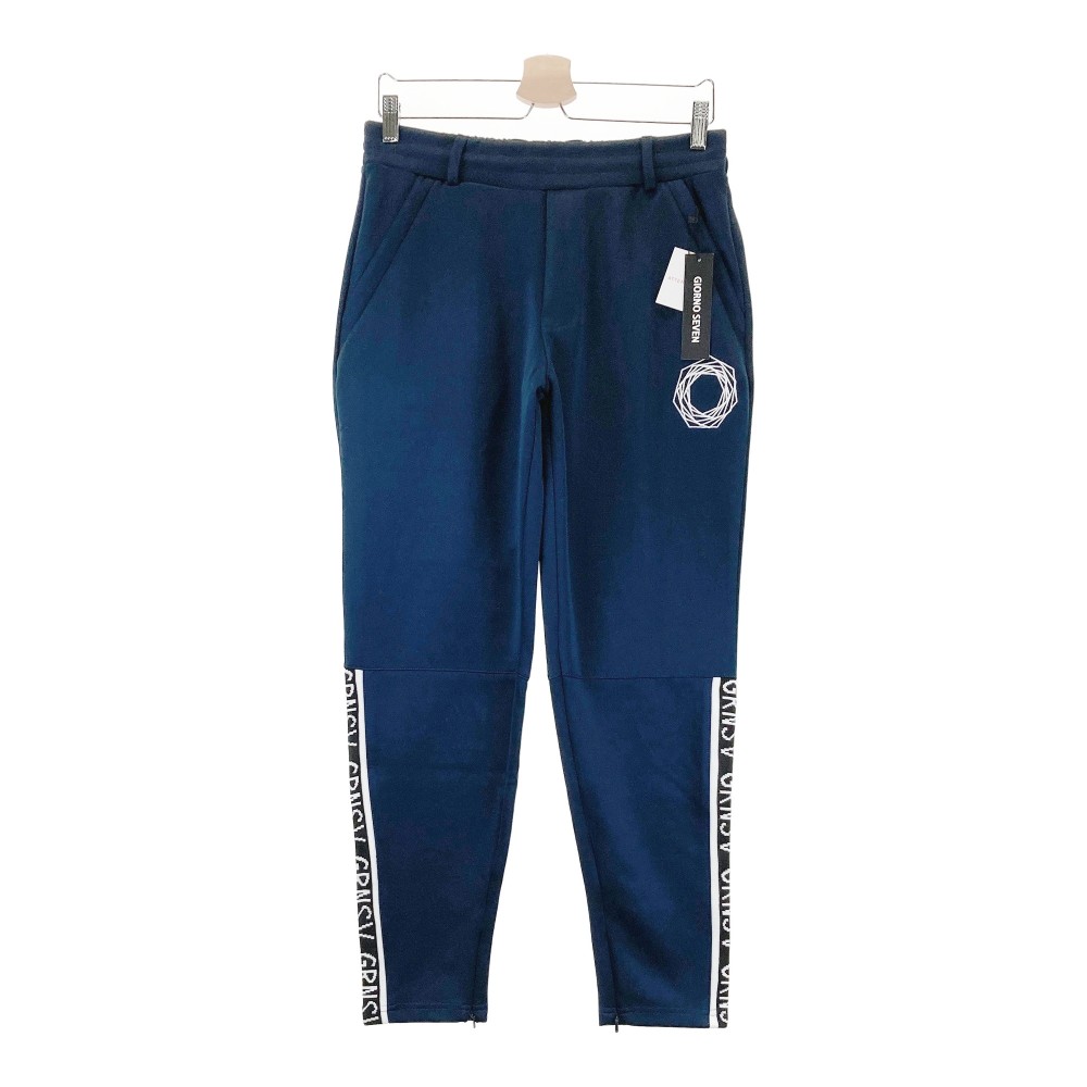 GIORNO SEVEN ジョルノセブン ストレッチパンツ ネイビー系 XL 【中古】ゴルフウェア メンズ