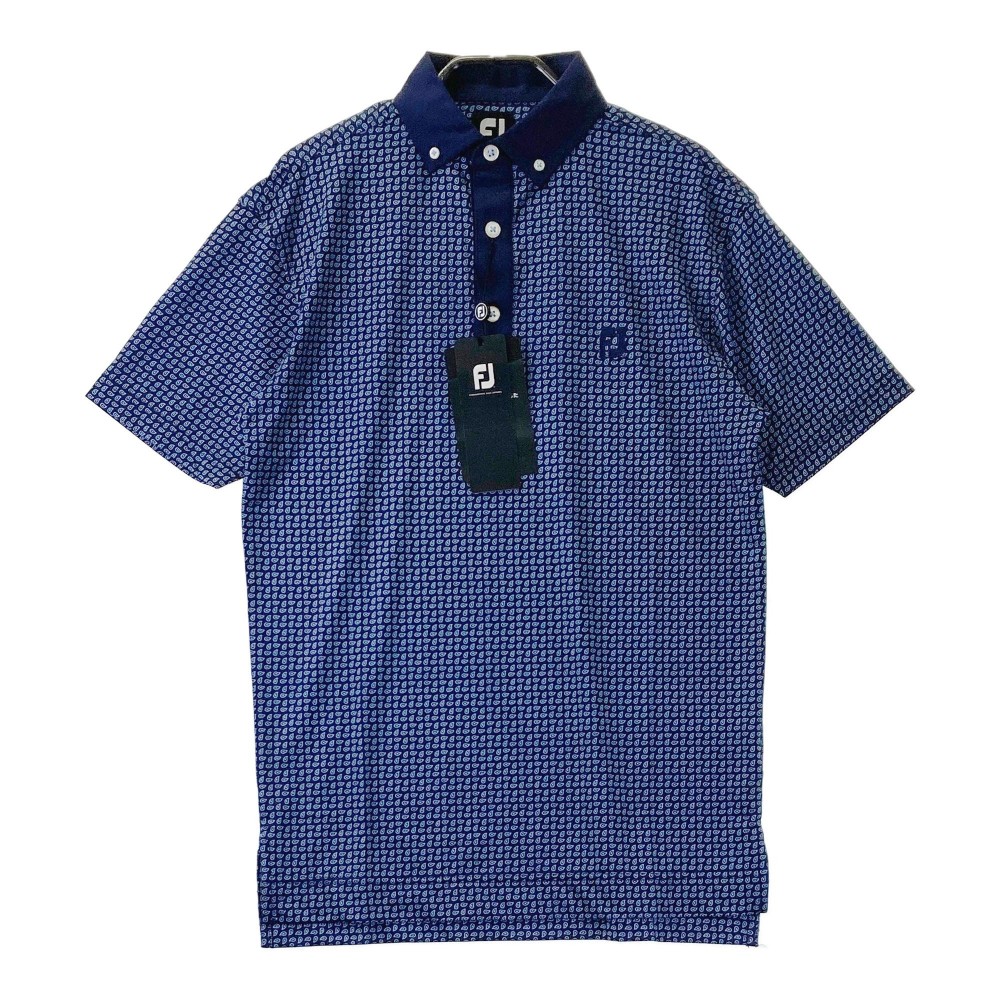 FootJoy フットジョイ FJ ロゴ 半袖 ポロシャツ ゴルフ ウェア 総柄 フットジョイ（FootJoy） 半袖 ポロシャツ メンズ 通販｜【公式