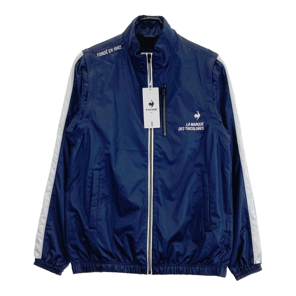 LE COQ GOLF ルコックゴルフ QGMVJK00 2WAYジャケット ネイビー系 L 【中古】ゴルフウェア メンズ｜中古ゴルフウェア通販STST
