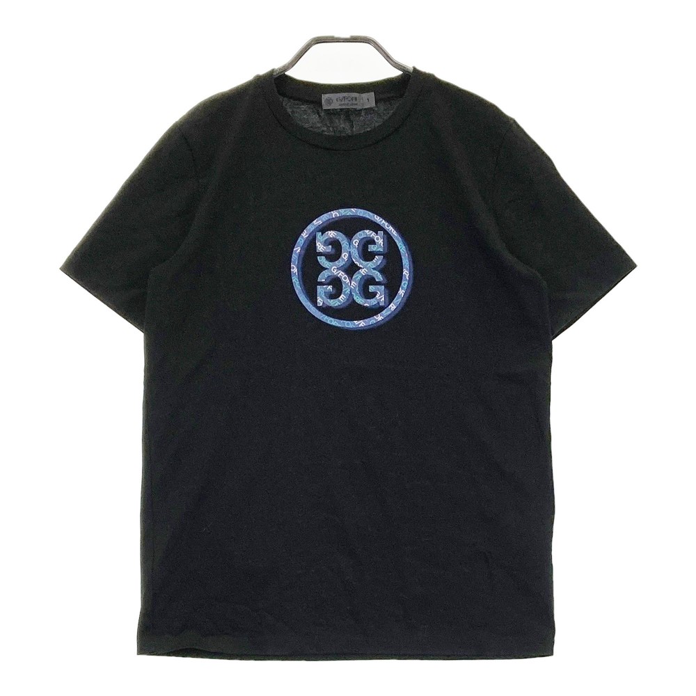 G/FORE ジーフォア クルーネック 半袖Tシャツ ブラック系 1 【中古】ゴルフウェア メンズ