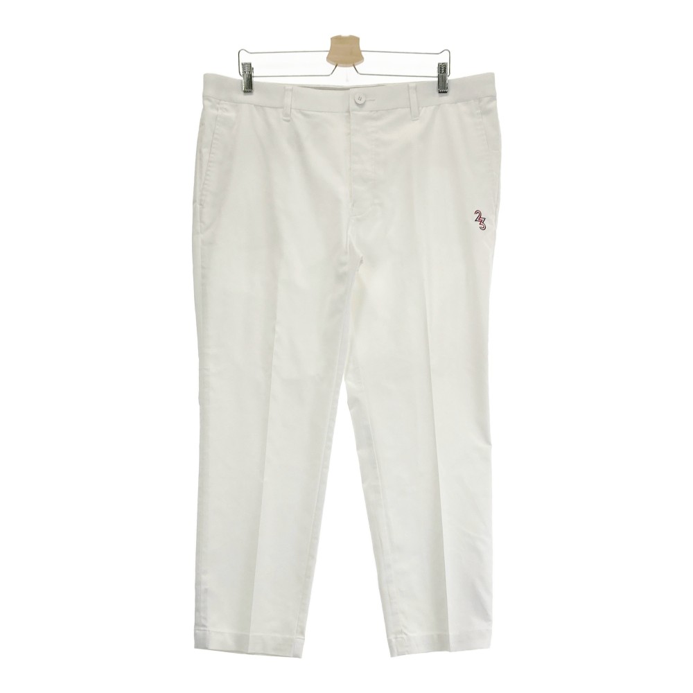 23区GOLF ニジュウサンクゴルフ ストレッチパンツ ホワイト系 100 【中古】ゴルフウェア メンズ