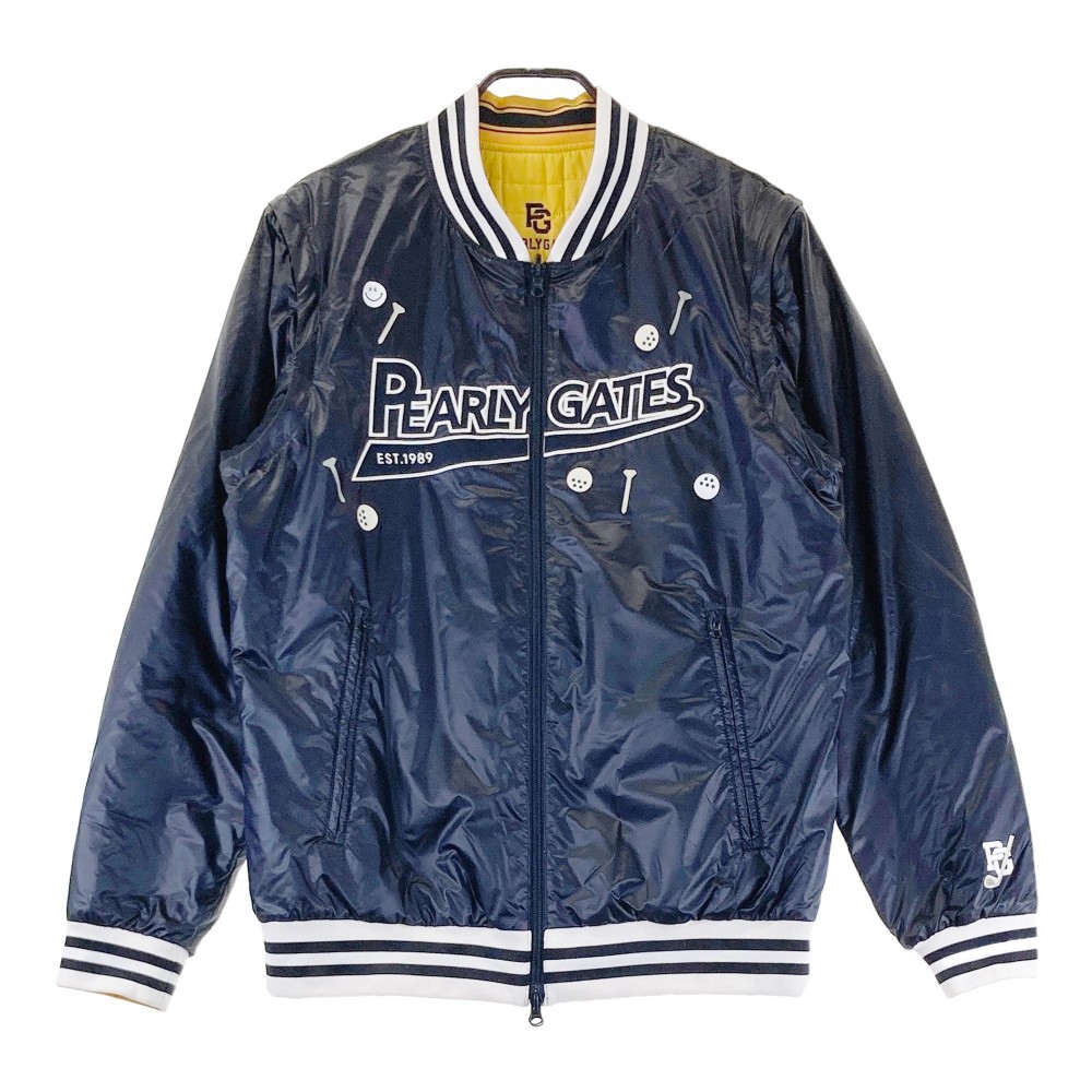 PEARLY GATES パーリーゲイツ 2024年モデル リバーシブル2WAY 中綿ジャケット ネイビー系 5 【中古】ゴルフウェア メンズ｜中古ゴルフウェア通販STST