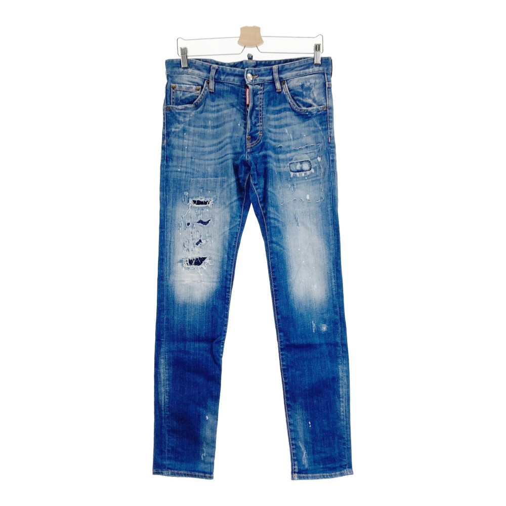 【超美品 希少 完売品】DSQUARED2 クールガイ ICON ブルーデニム 超美品 希少 完売品】DSQUARED2 クールガイ ICON ブルーデニム