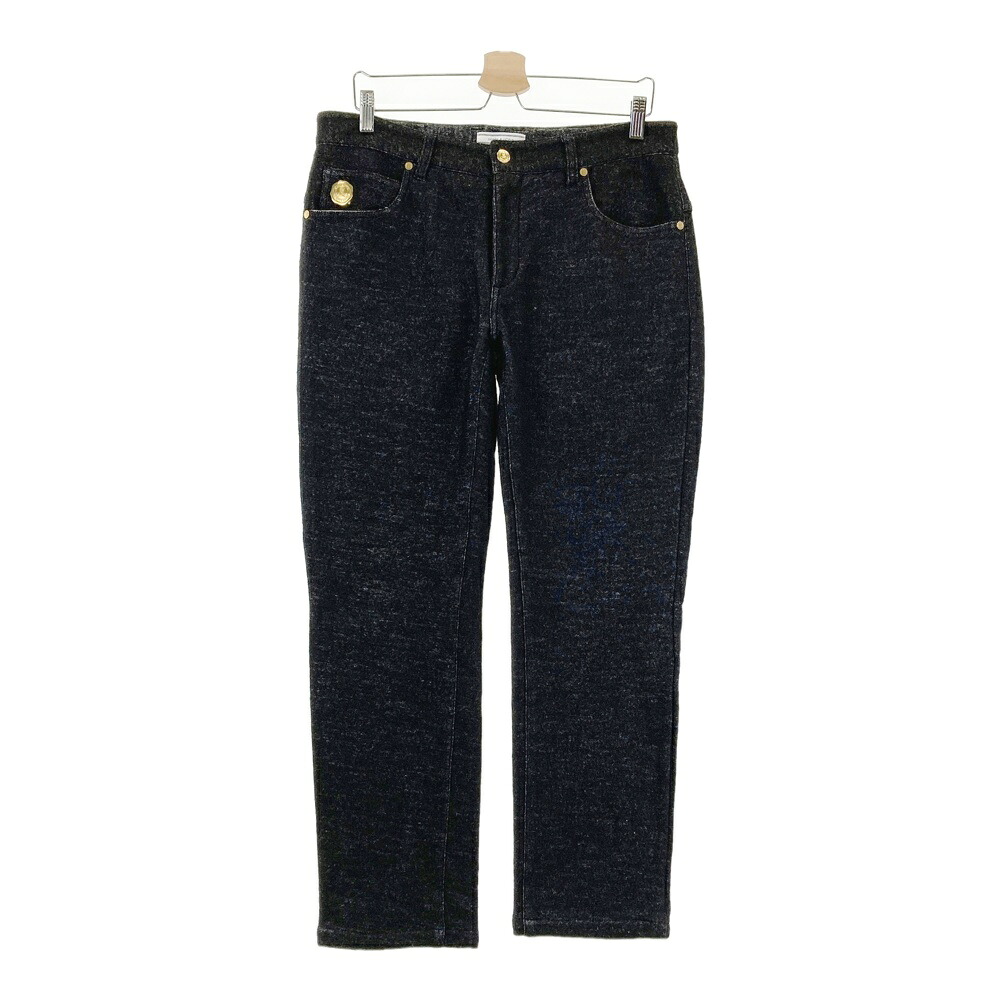 MARK&LONA マークアンドロナ ウール混 ロングパンツ ブラック系 XL 【中古】ゴルフウェア メンズ|中古ゴルフウェア通販STST