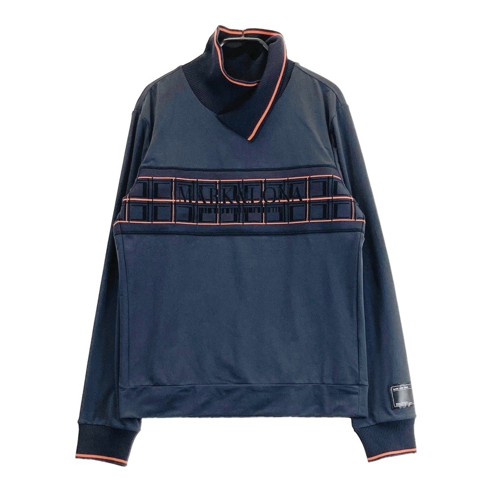 MARK&LONA マークアンドロナ 裏起毛 ハイネック長袖Tシャツ グレー系 46 【中古】ゴルフウェア メンズ｜中古ゴルフウェア通販STST