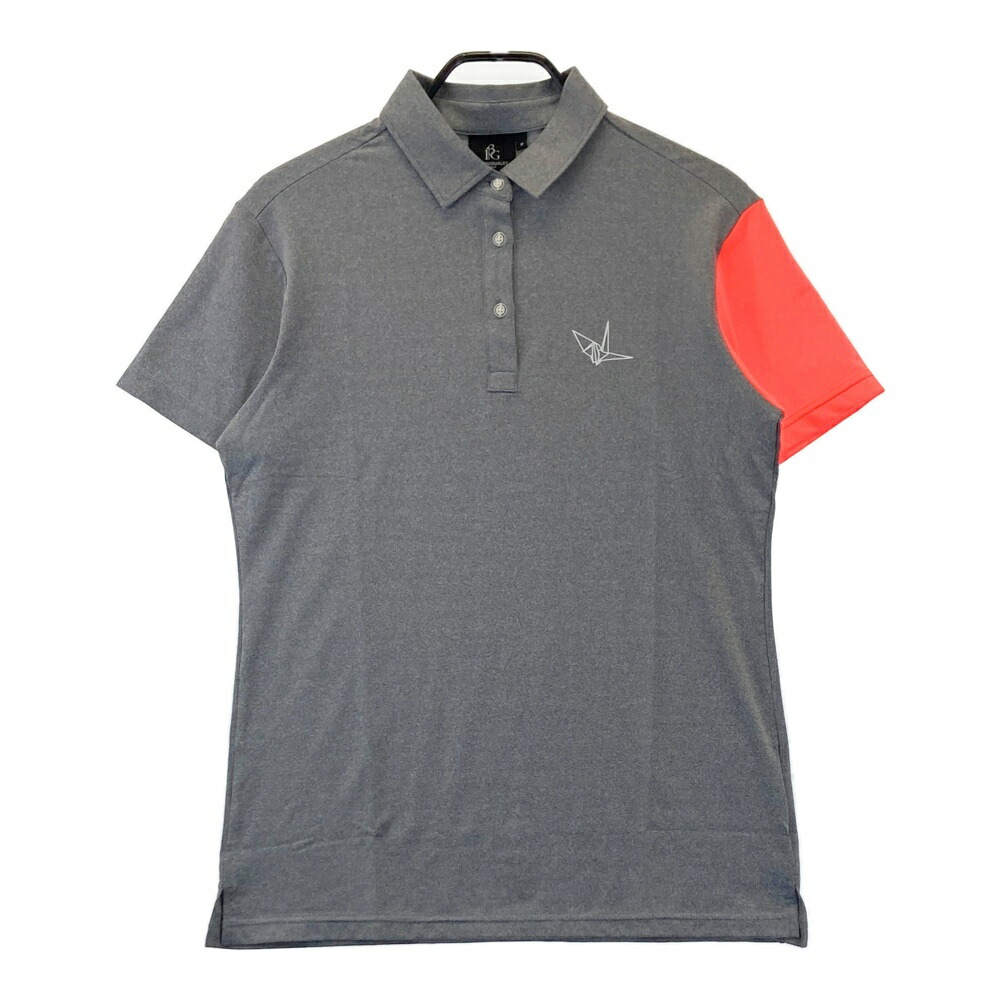 1PIU1UGUALE3 GOLF GRT185 半袖ポロシャツ グレー系 3 【中古】ゴルフウェア メンズ 17,107円