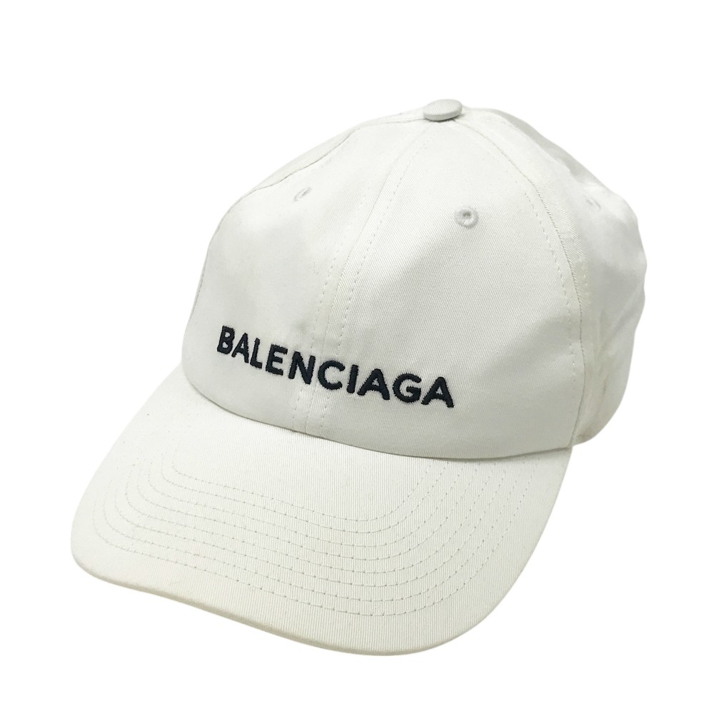 ◇バレンシアガ◇788749/コットン/キャップ/ブランド/帽子 BALENCIAGA(バレンシアガ) 24SSピアッシングキャップ788749